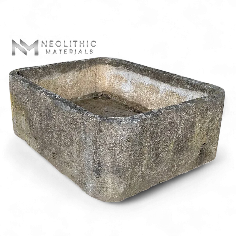 Antique French Limestone Trough - Image 2